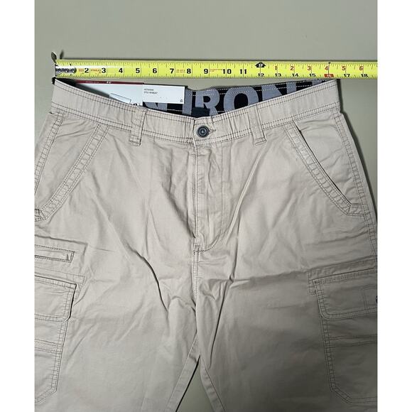 Iron Co. Stretch Cargo Short Men’s Size 34 Vintage Wheat - Picture 9 of 10